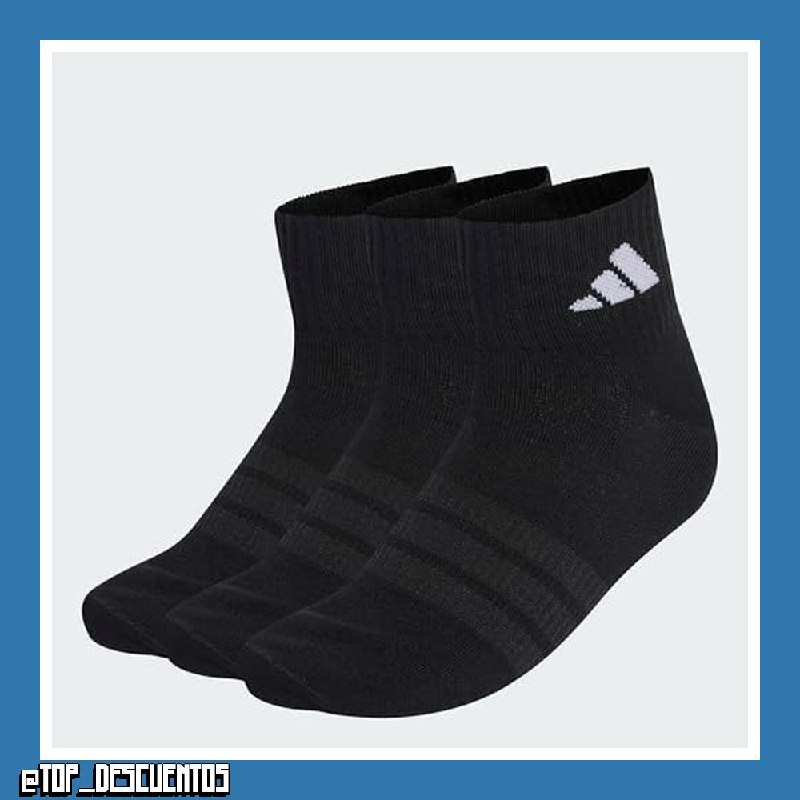 adidas Unisex CALCETINES TOBILLEROS THIN&LIGHT SPORTSWEAR (3 PARES)
