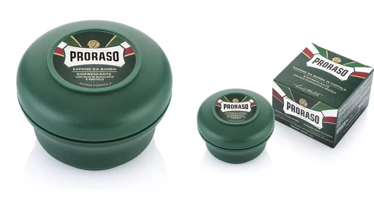 jabón de afeitar Proraso Eucalyptus & Menthol de 150 ml por sólo 3,66€ (-38%)