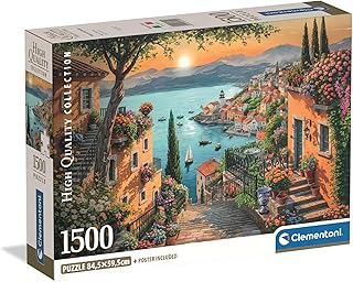Clementoni - Puzzle Adulto 1500 Piezas Collection Steps To The Harborclementoni
