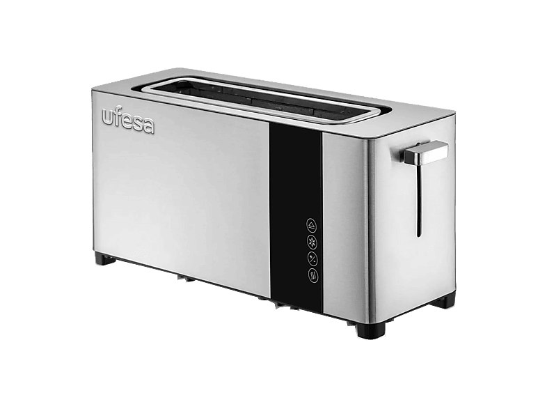 Ufesa - Tostadora Plus Delux, 1050 W, 1 Ranura, Rebanada, 7 Niveles de Tostado,