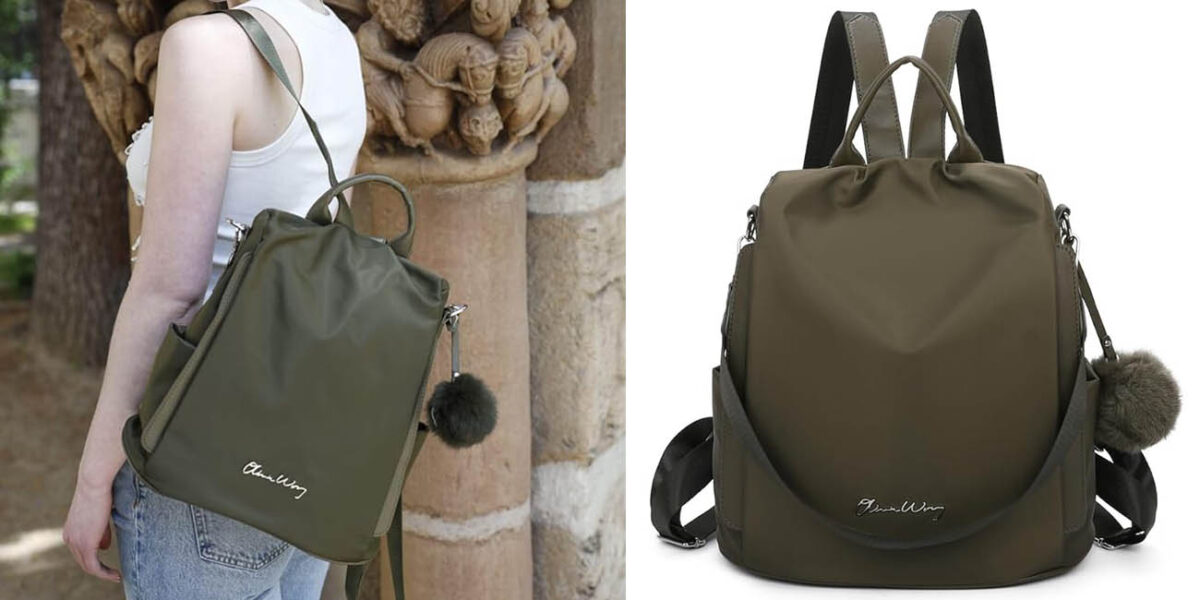 Bolso mochila antirrobo para mujer por sólo 19,54€ (39% de descuento)