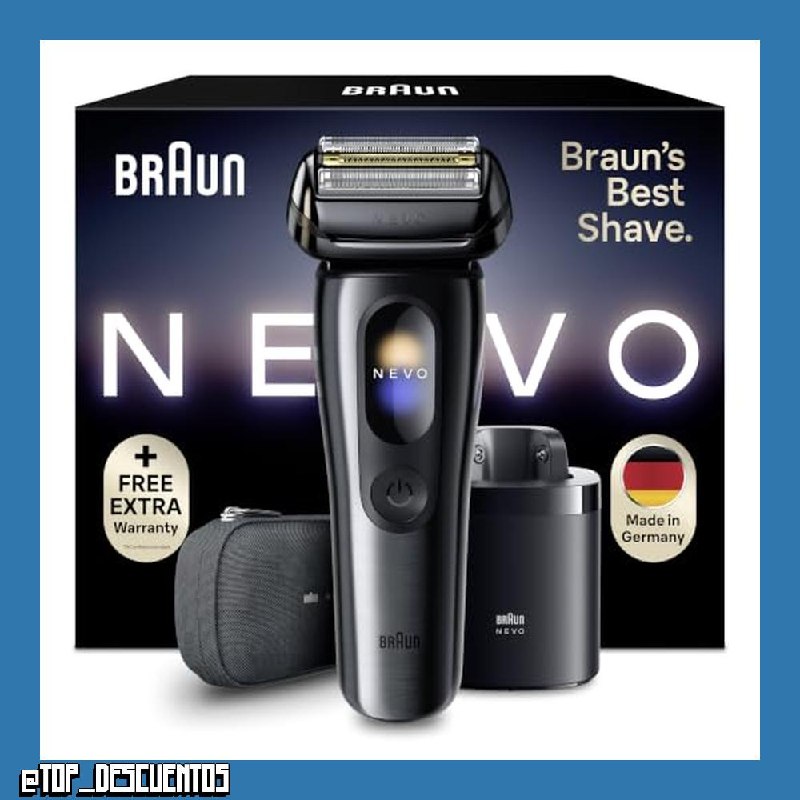 Braun NEVO Afeitadora Eléctrica Hombre, NEVO11015C, Grafito
