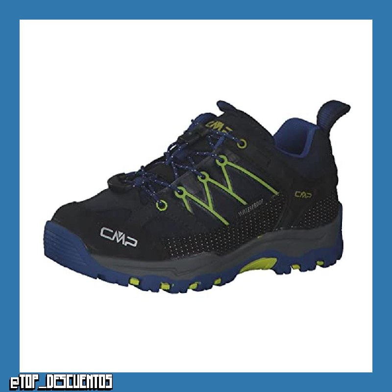 CMP Zapatos de Trekking Bajos Rigel para Niños WP Zapatos para caminarUnisex niños