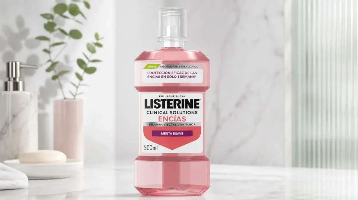 Enjuague bucal Listerine Clinical Solutions Encías de sabor suave, 500 ml por sólo 3,39€ con descuento (-43%)