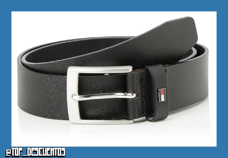Tommy Hilfiger Cinturón Adan 3.5 de piel con textura de temporada para hombre