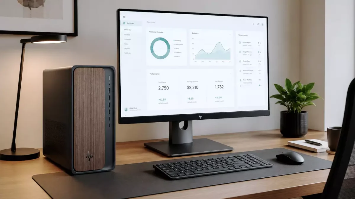 Un PC elegante, silencioso y potente, a un precio poco habitual: HP OmniDesk AI con Intel Core Ultra 5 por sólo 635,50€ con envío gratis (-29%)