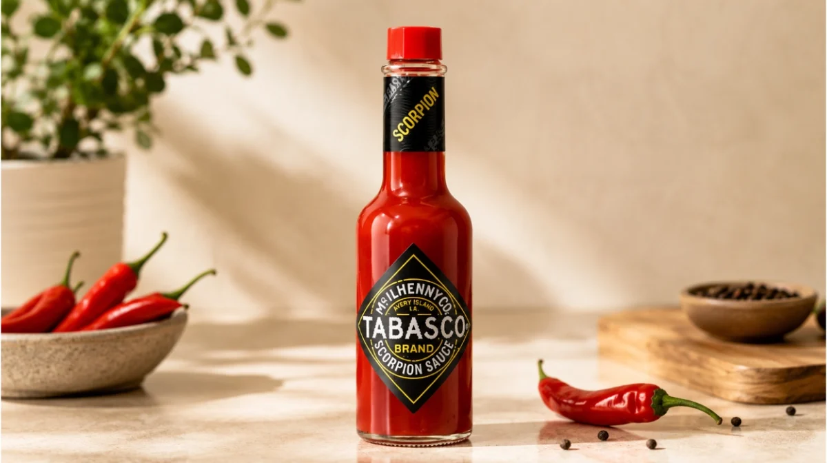 Descubre el picante extremo de la salsa Tabasco Scorpion: chiles 10 veces más intensos por sólo 13,95€ (-22%)