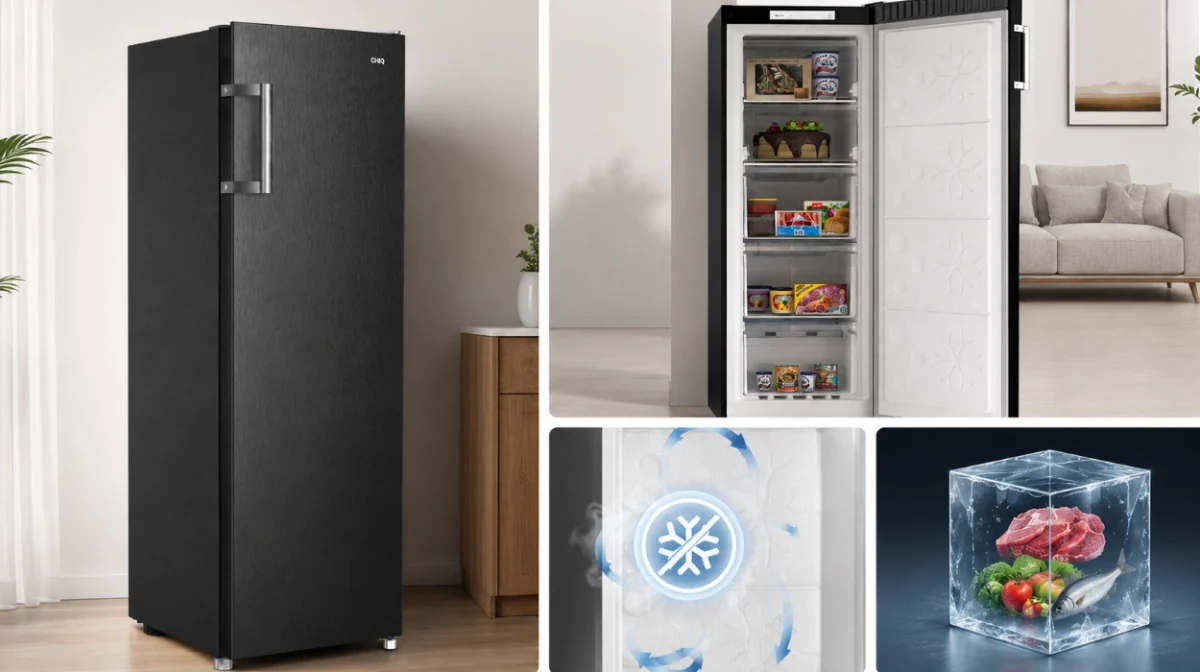 El congelador CHiQ 166L No Frost elimina la escarcha y es tan silencioso que apenas lo notarás por sólo 351,49€ con envío gratis (-10%)