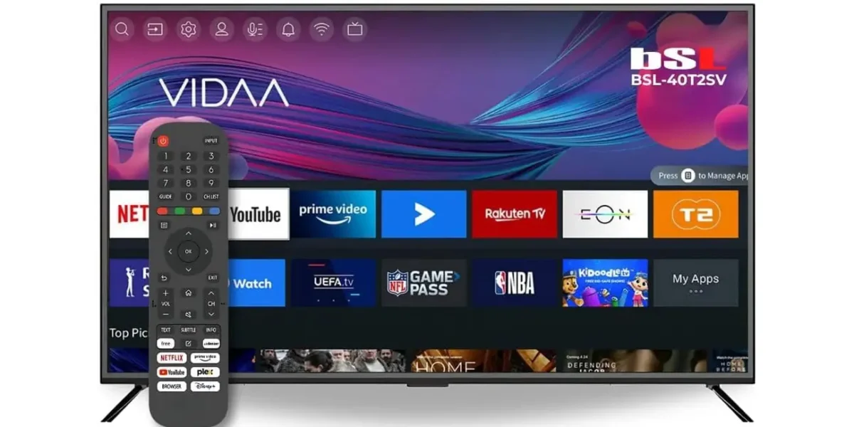 Smart TV BSL-40T2SV Full HD de 40" con sistema VIDAA por sólo 147,38€ con cupón y envío gratis (-32%)