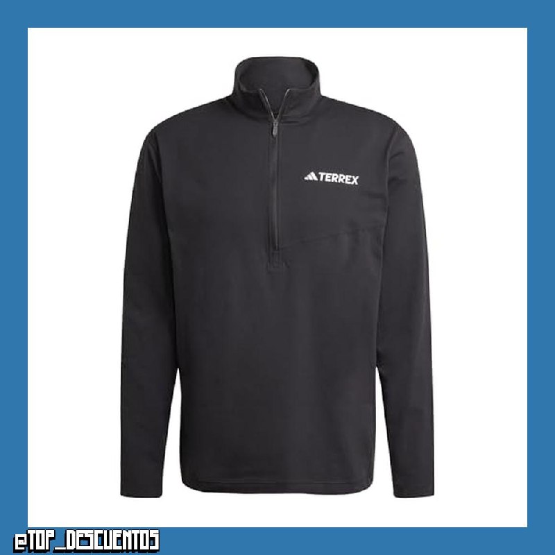 adidas Men's Camiseta Manga Larga Terrex Multi Climacool 1/2 Zip