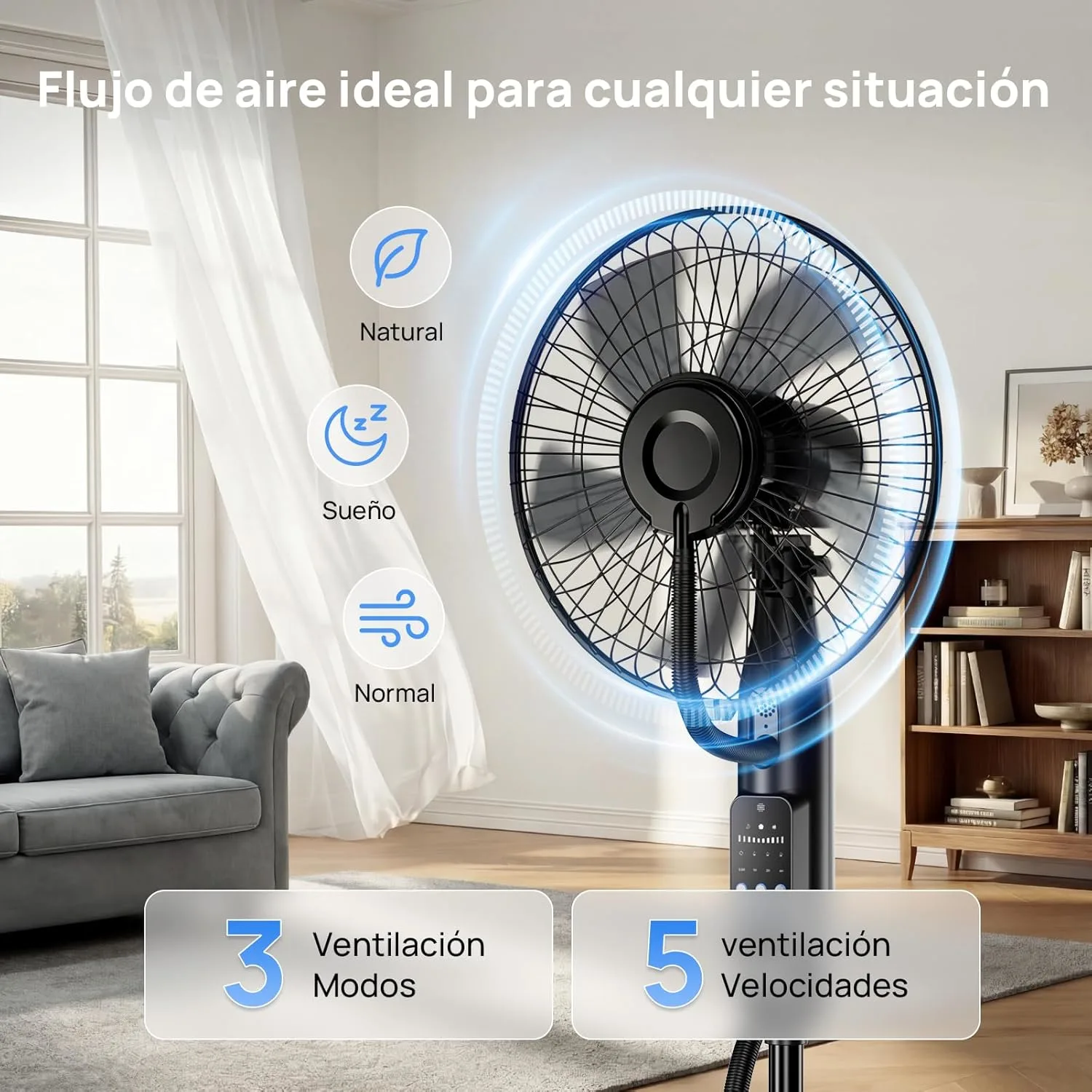 NebulaFlow Ventiladores de Pie con Agua por 79,99€ en Amazon