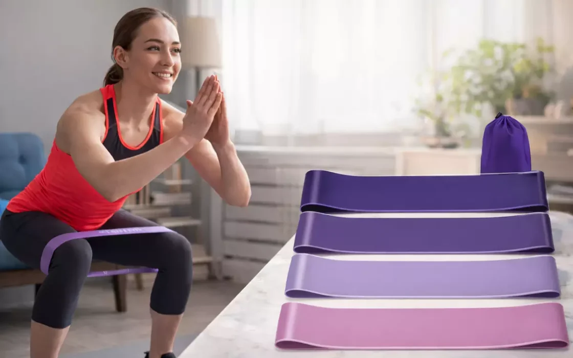 Pack x5 bandas elásticas Fokky para fitness por sólo 6,99€ (-46%)