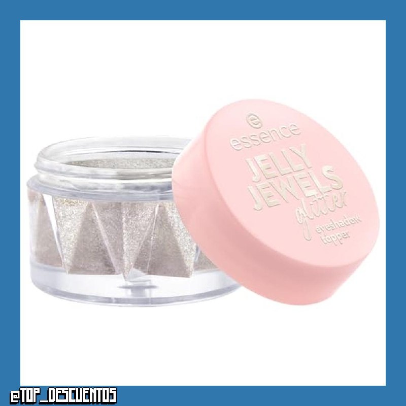 essence Topper de sombra de ojos con brillo JELLY JEWELS, resultado inmediato, intensivo, rociado, escarchado (4.2g)