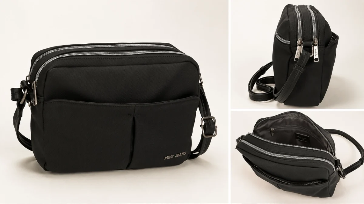 Bandolera doble Pepe Jeans gala para mujer por sólo 30,79€ (44% de descuento)