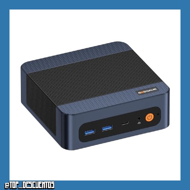 BOSGAME E6 Mini PC, Intel Core 3 304, 12GB RAM LPDDR5X, SSD NVMe de 512GB