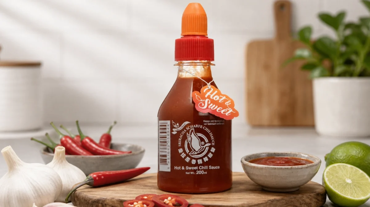 Salsa de chile Flying Goose Picante y Dulce con tapón dosificador por sólo 19,99€ (18% de descuento)