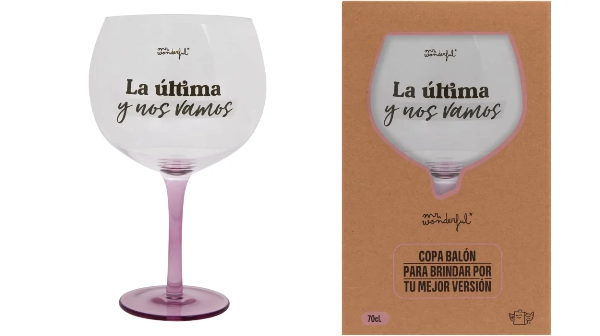 Copa de balón Mr. Wonderful con un clásico entre amigos: La última y nos vamos por sólo 6,48€ (50% de descuento)