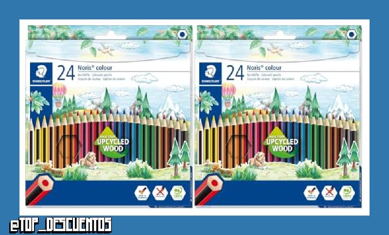 STAEDTLER 185 C24 - Lápices de colores, 24 Unidades (Paquete de 2), Multicolor