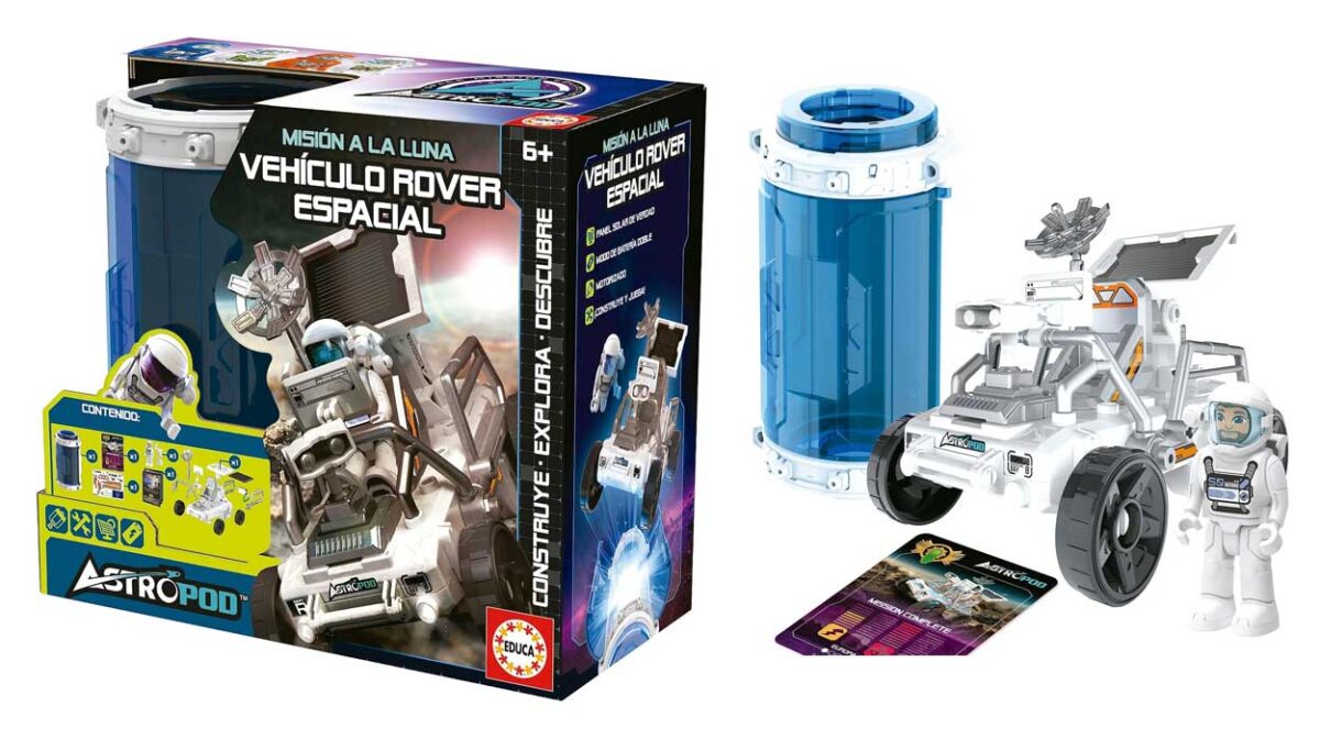 Juguete de construcción Misión a la Luna: Vehículo Rover Espacial de Educa por sólo 7,48€ (63%)