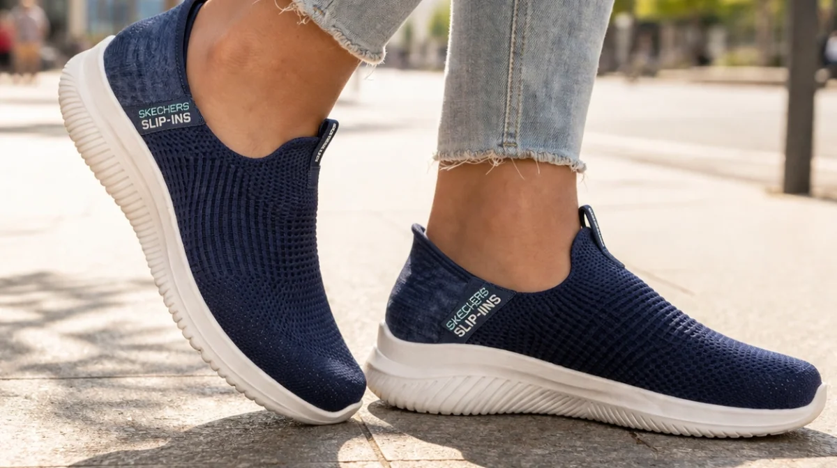 Zapatillas Skechers Slip-ins Ultra Flex 3.0 Cozy Streak para mujer por sólo 41,95€ con envío gratis (56% de descuento)