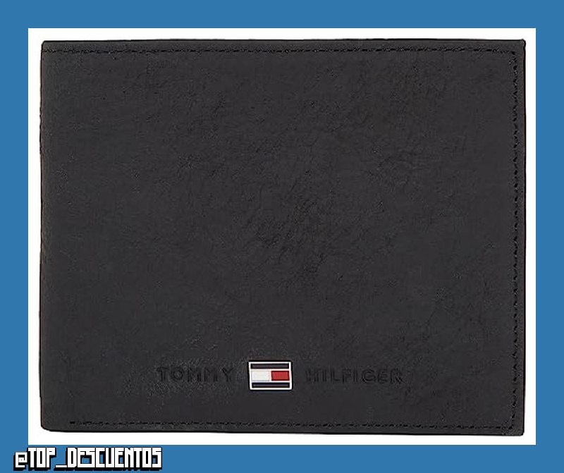 Tommy Hilfiger Hombre Cartera Johnson Mini Pequeña