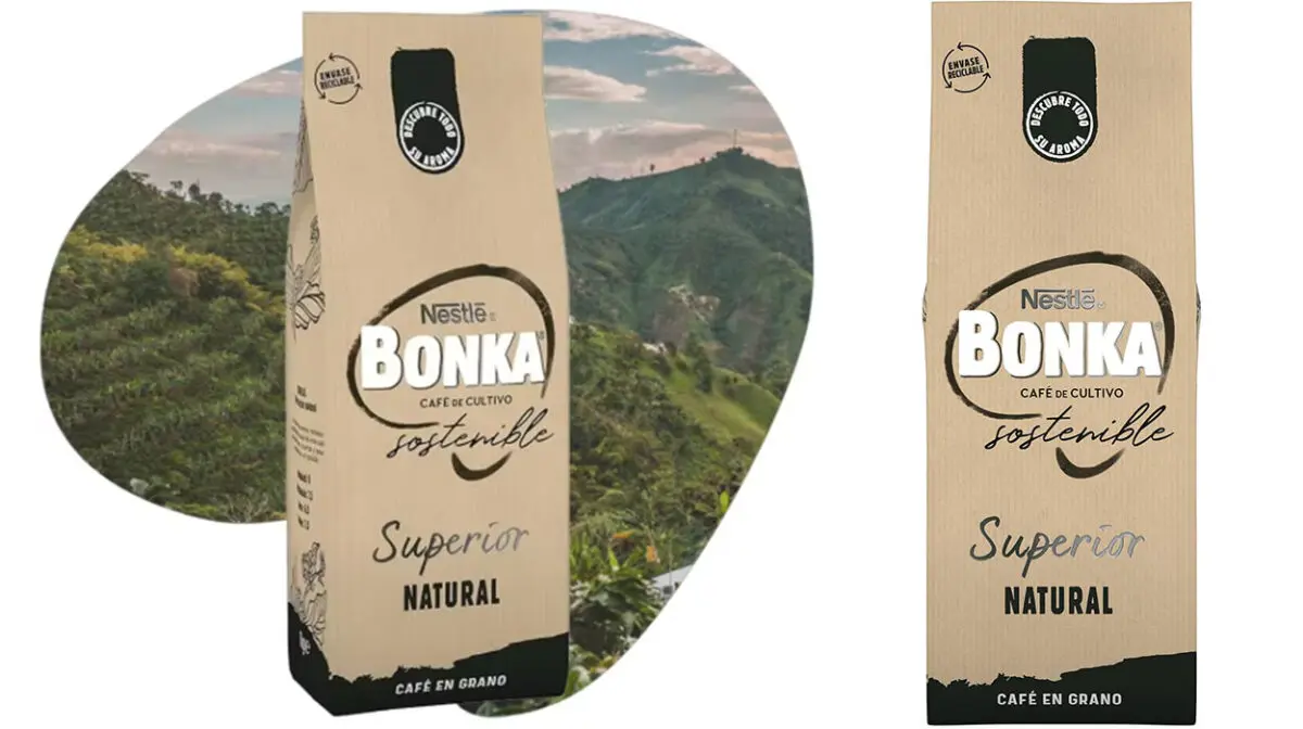 Café en grano Bonka Superior Natural de 1 kg por sólo 17,71€ (-15%)