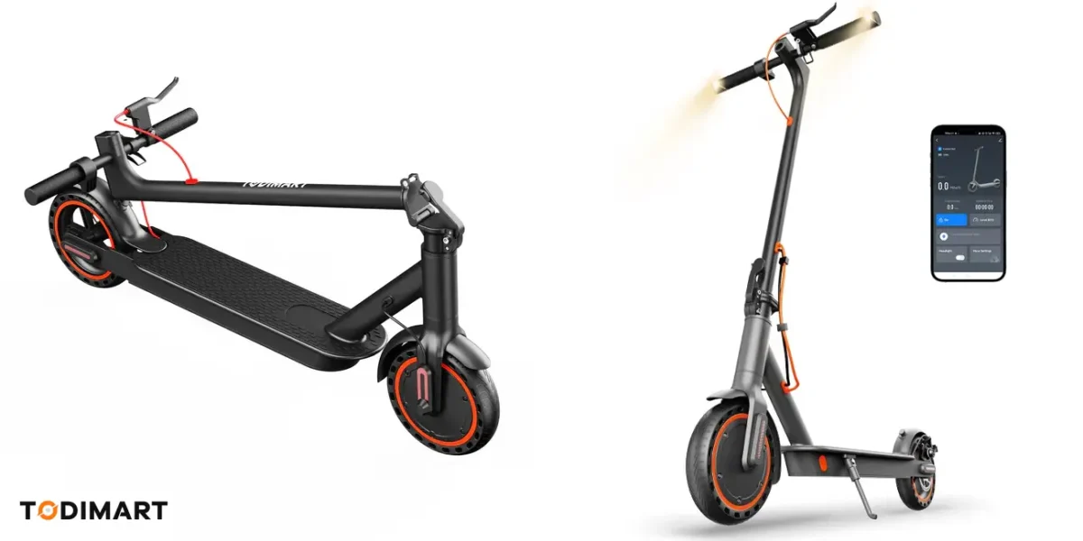 Patinete eléctrico TODIMART T3 de 350W por sólo 90,91€ con envío gratis (-82%)