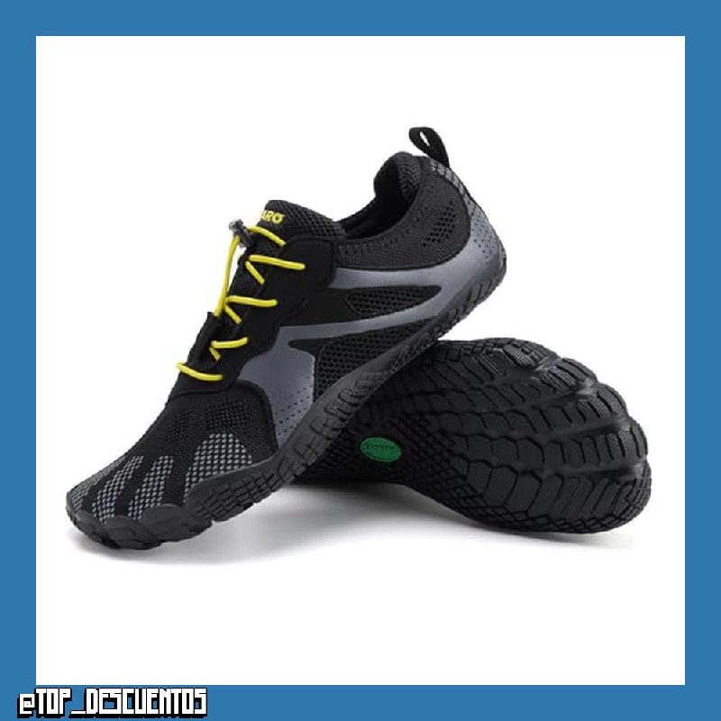 SAGUARO Barefoot Zapatillas de Trail Hombre Mujer Transpirable Antideslizante Zapatos Minimalistas