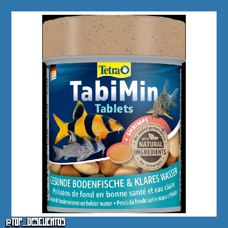 Tetra Tablets TabiMin Alimento para peces de fondo, 275 comprimidos