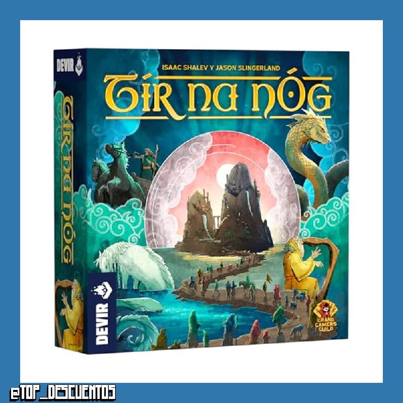 Devir - Tír na nÓg – Juego de Mesa Estratégico, 1-5 Jugadores, Edad 10+, 45 min, Mitología Celta, Colocación de Trabajadores y Gestión de Mano (BGTIRSP)
