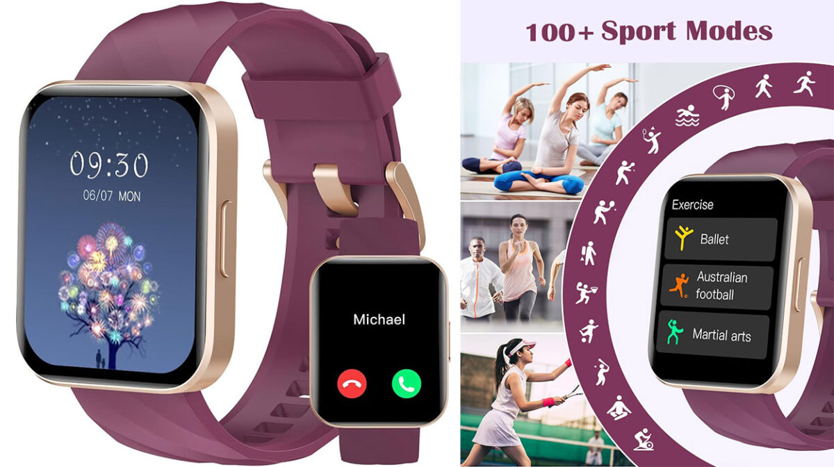 Disfruta de un entrenador personal en la muñeca con este smartwatch Ruimen con más de 100 modos deportivos, ¡y rebajadísimo!