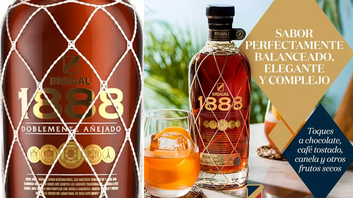 Ron Brugal 1888 Gran Reserva Familiar botella de 700 ml por sólo 31,26€ con envío gratis (-35%)