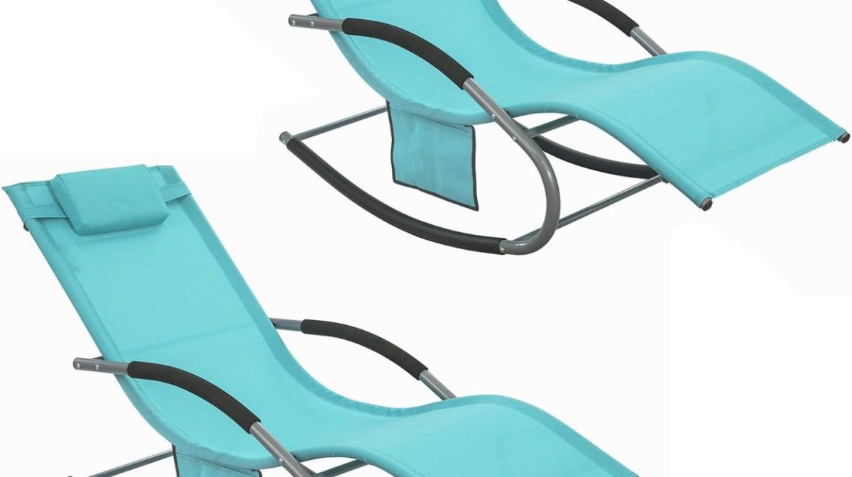 Set de 2 tumbonas reclinables SoBuy para jardín, terraza y playa con cojín y bolsillos por sólo 119,66€ con envío gratis (-30%)