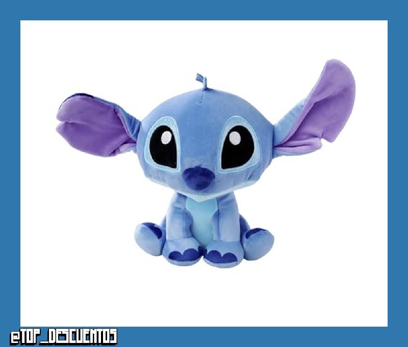 Simba Peluche Disney Doorables Stitch 25 cm con Ojos Brillantes y diseño Adorable, Ultra Suave y Apto Desde los Primeros Meses de Vida - Peluche Coleccionable (6315870552)