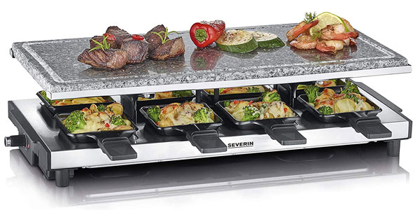 Raclette con piedra natural Severin RG 2374 por sólo 61,90€ con envío gratis (38% de descuento)
