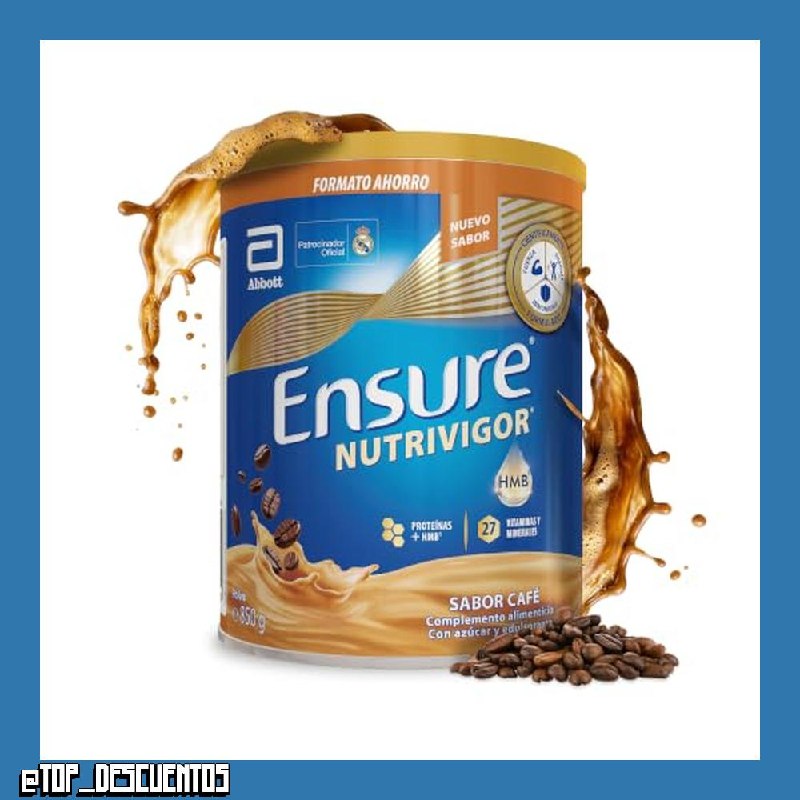 Ensure Nutrivigor Café 850 g, Nutrición para Adultos con proteínas