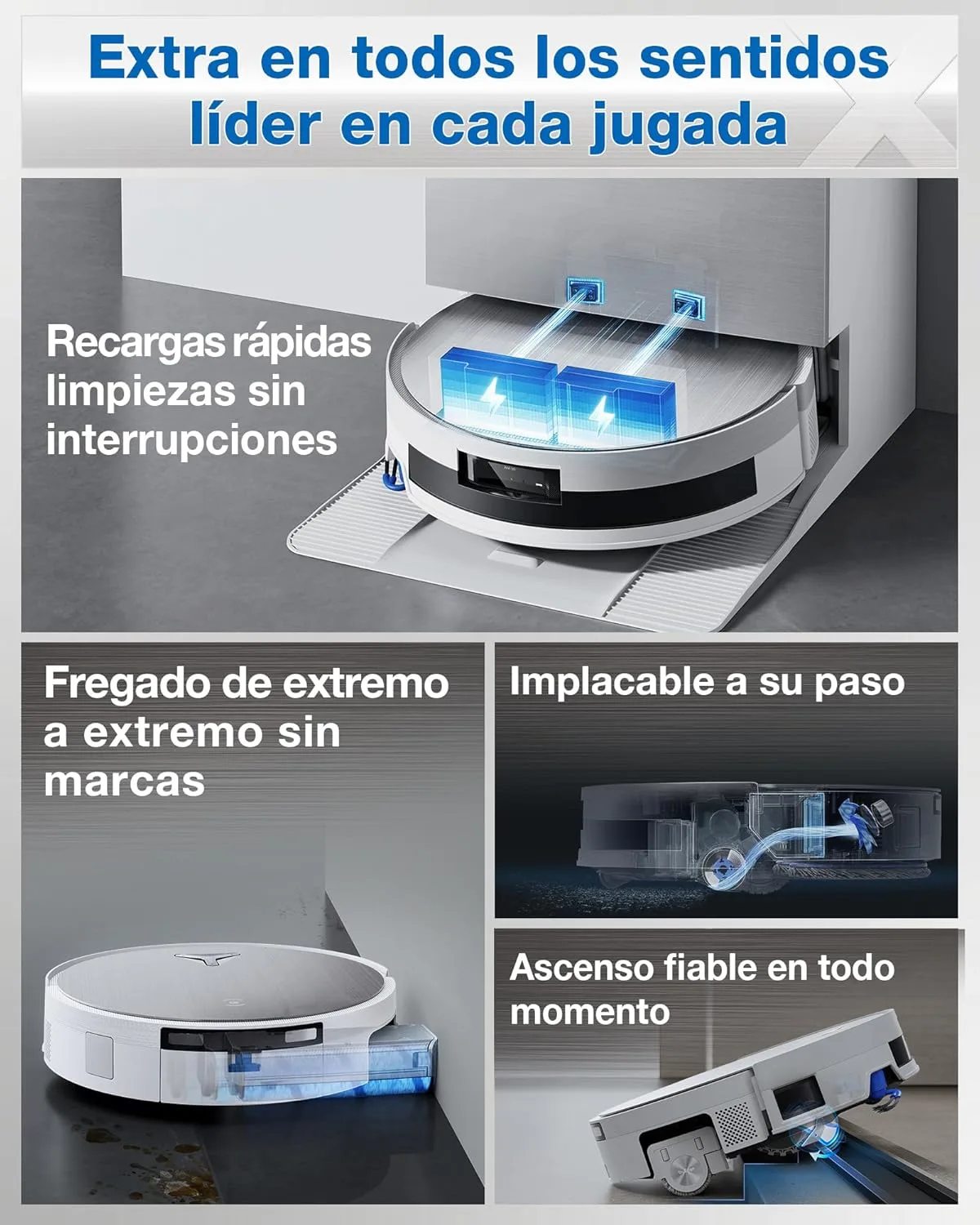 ECOVACS X11 Pro Omni Robot Aspirador y Friegasuelos por 699€ en Amazon