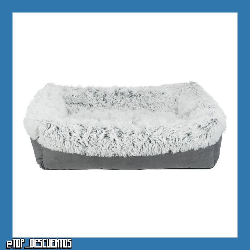 Trixie Cama Harvey, 80 × 65 cm, Gris/Blanco-Negro