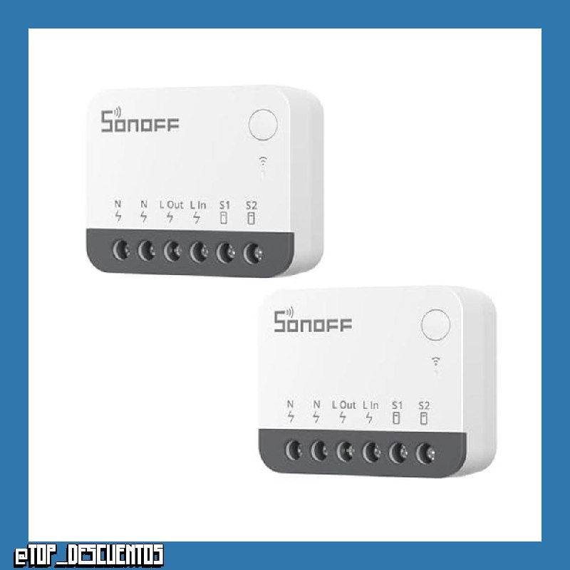 SONOFF ZBMINIR2 Interruptor Zigbee, 2 Pack, Sin Neutro