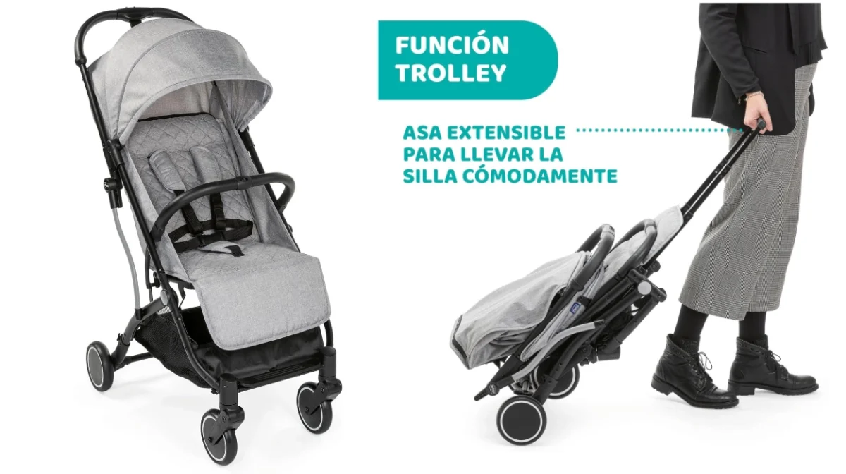 Cochecito Chicco Trolley Me ligero y plegable por sólo 98€ (42% de descuento)