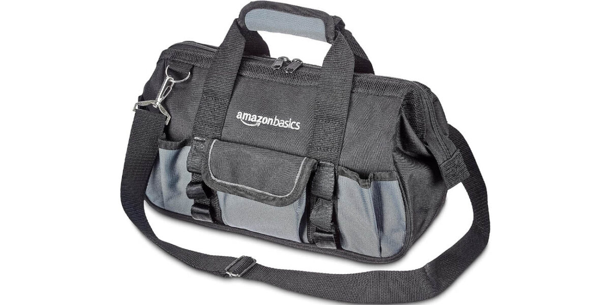 Bolsa Amazon Basics para herramientas con 16 bolsillos por sólo 10,21€ con envío gratis (-20%)