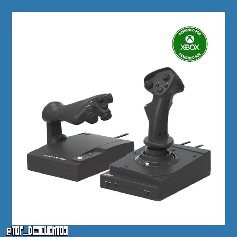Hori HOTAS Flight Stick Designed for Xbox Series X|S, Xbox One and PC - Officially Licensed by Microsoft