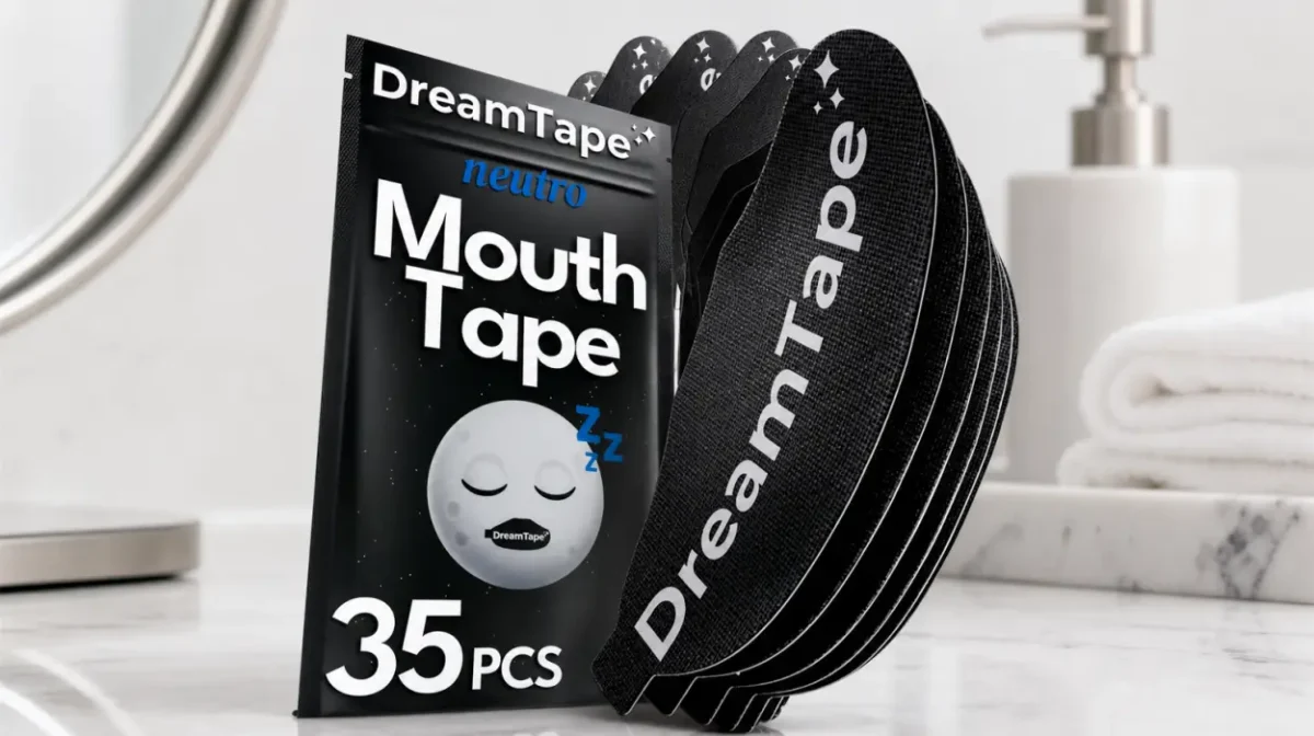 Cinta bucal DreamTape de 35 uds para dormir mejor y reducir ronquidos por sólo 5,99€ (-33%)
