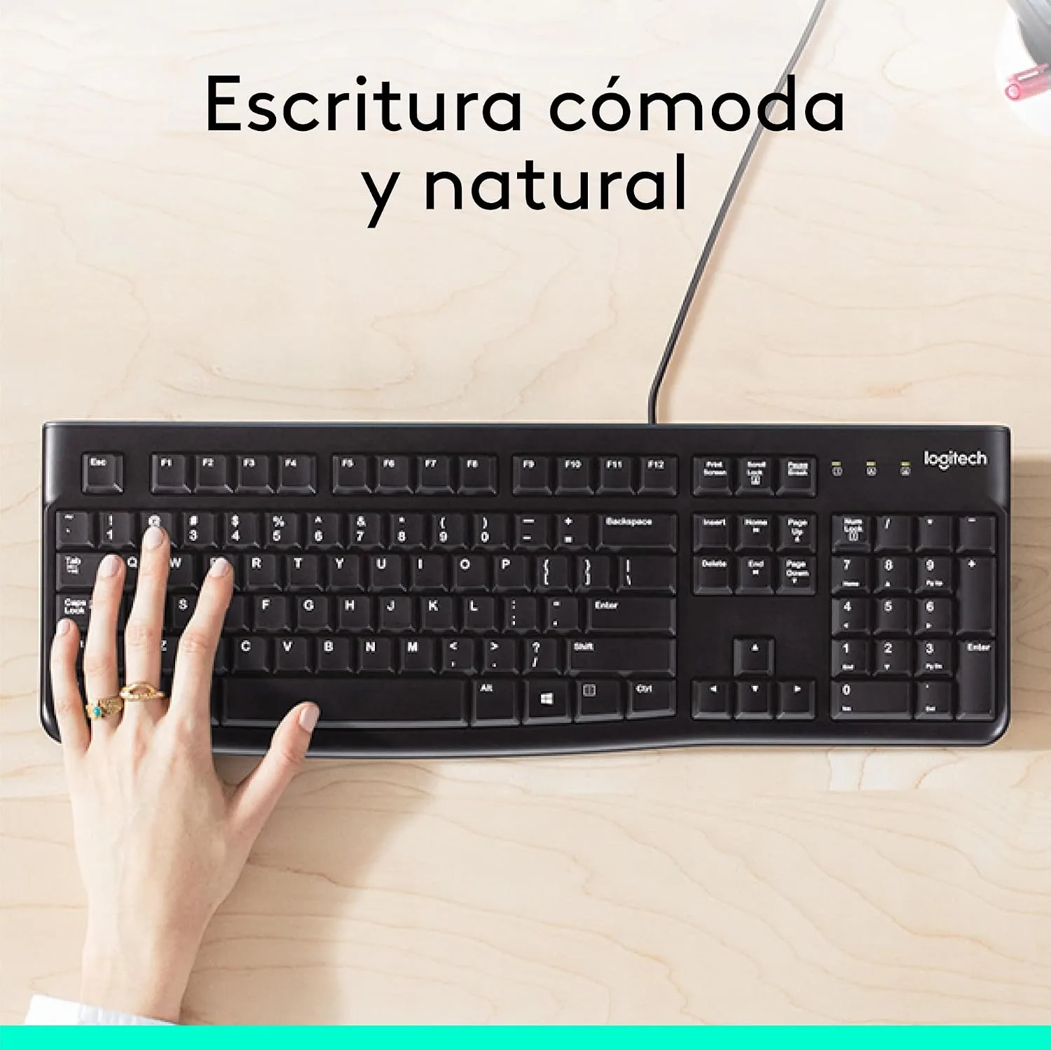 Logitech K120 Teclado con & Corsair M55 Wireless Ratón Ligero por 37,43€ en Amazon