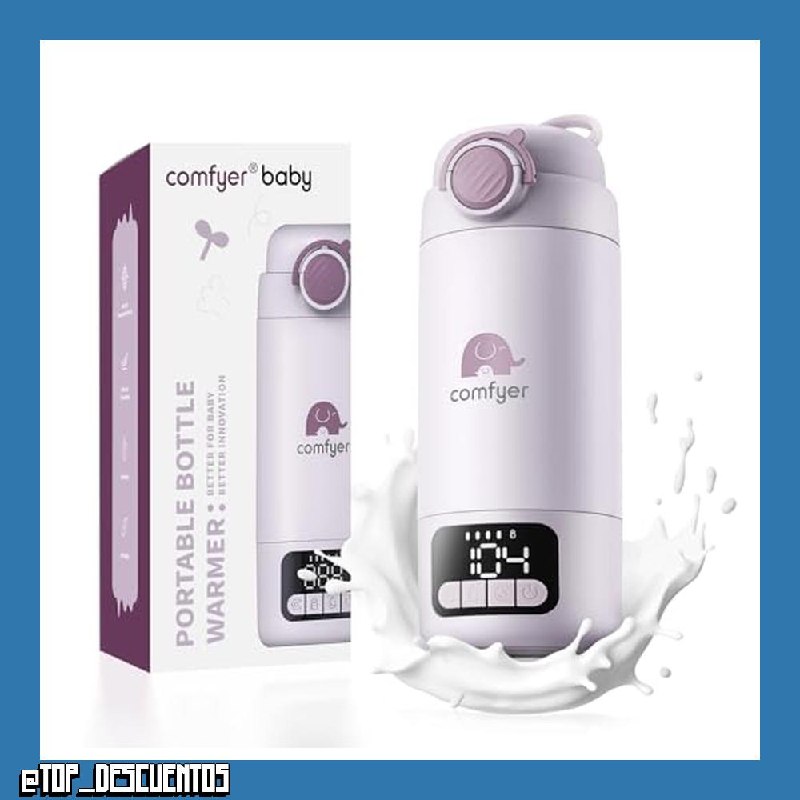 Comfyer BW02 Calienta Biberones Portátil, Termo para Bebé y Esterilizador