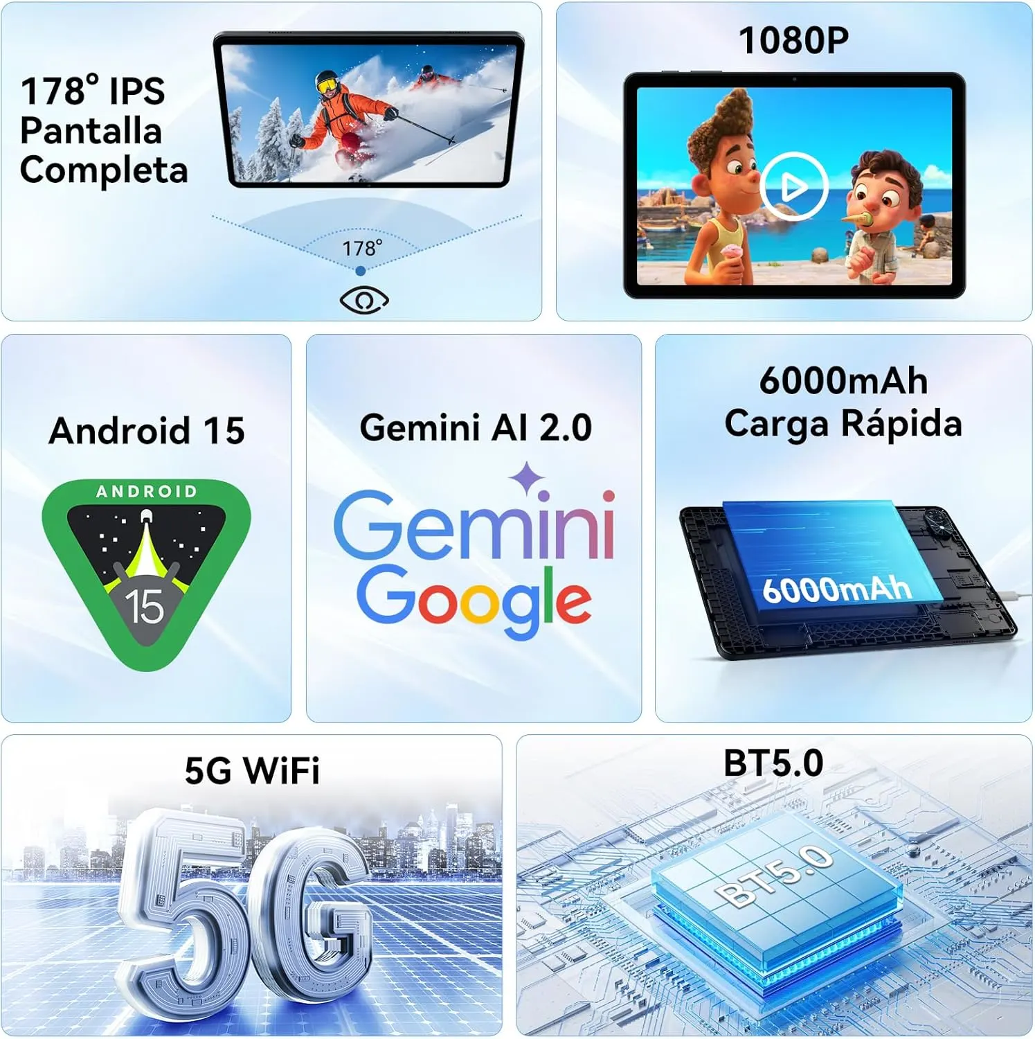 2026 Android 15 Tablet 10 Pulgadas, 12 GB+128 GB por 89,99€ en Amazon
