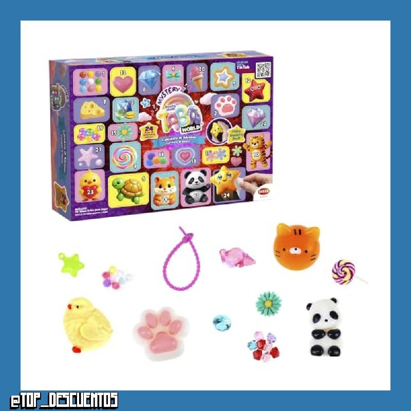 Bizak Taba World Calendario Adviento Squishy sorpresas +5 Años (64525916)