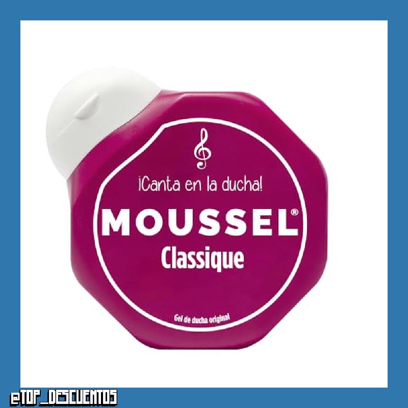 Moussel Gel de Ducha Clásico Viaje 60ml, Apto Equipaje de Cabina