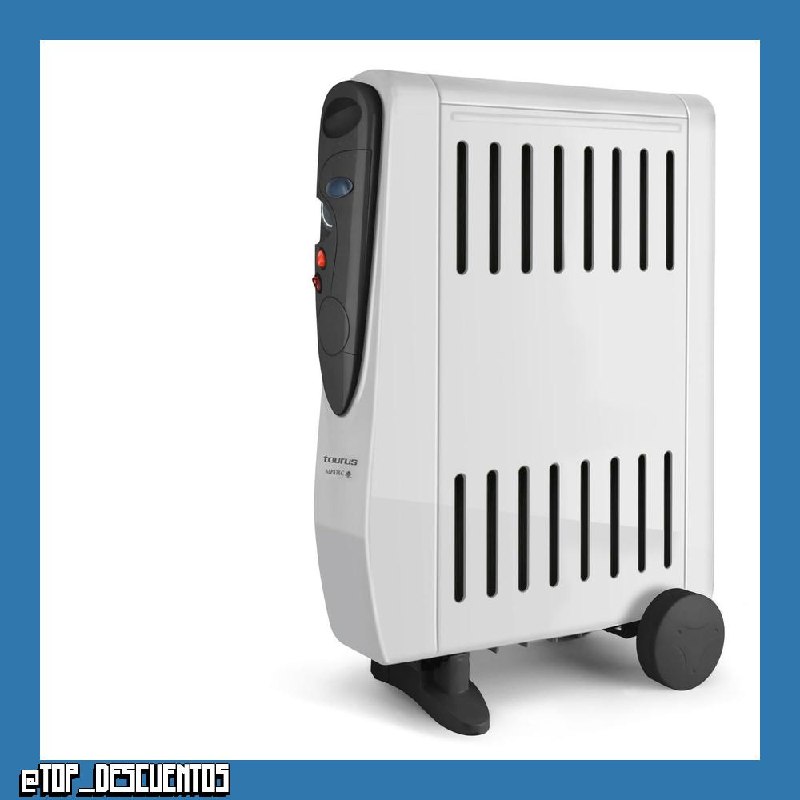 TAURUS Radiador de Aceite 2000W con Humidificador y 3 Potencias