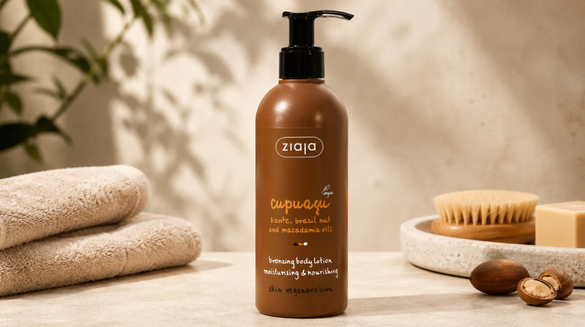 Loción corporal bronceadora Ziaja Cupuazú de 300 ml que hidrata y regenera la piel por sólo 4,48€ con cupón (-39%)